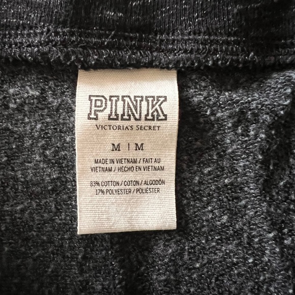 PINK Victoria's Secret Black Shorts with Vibrant Logo - Picture 2 of 2